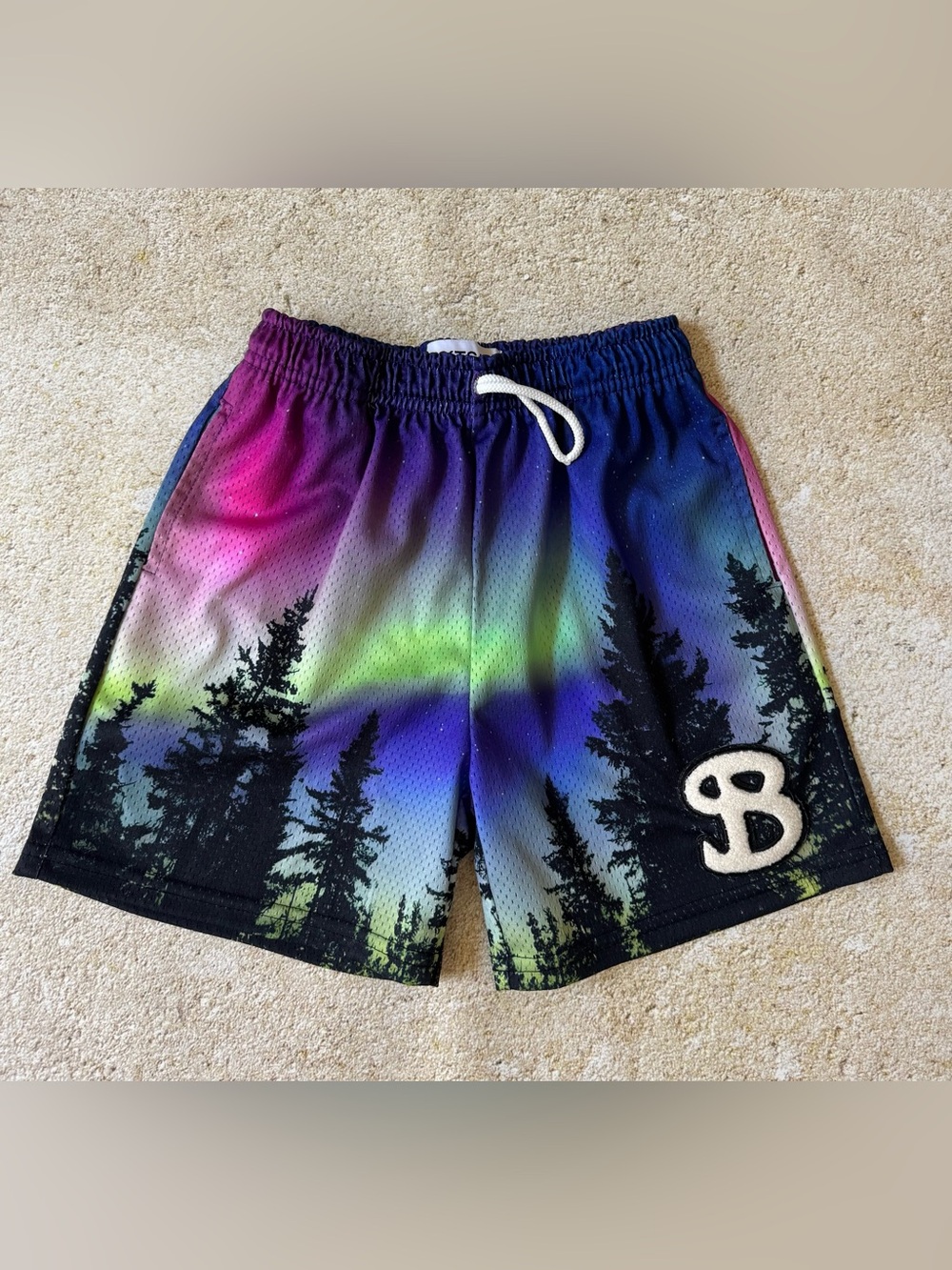 Bucketsquad BKTSQD Aurora Mesh Basketball Shorts YXL 9-10